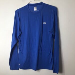 The North Face Men’s Long-Sleeve Crew Tee - Blue